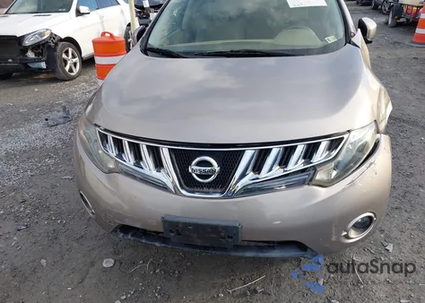 2010 Nissan Murano Sl z USA, uszkodzony, nr VIN JN8AZ1MU5AW002018